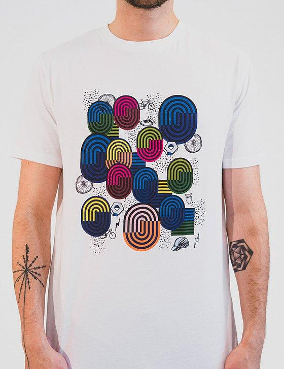 T-shirt with Art Print - COPE