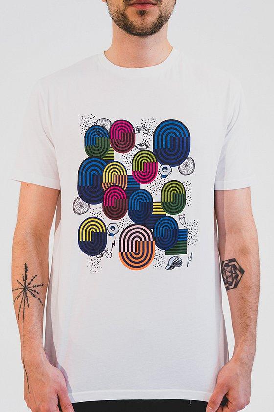 T-shirt with Art Print - COPE