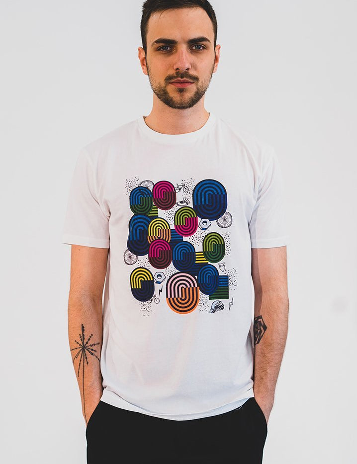 T-shirt with Art Print - COPE