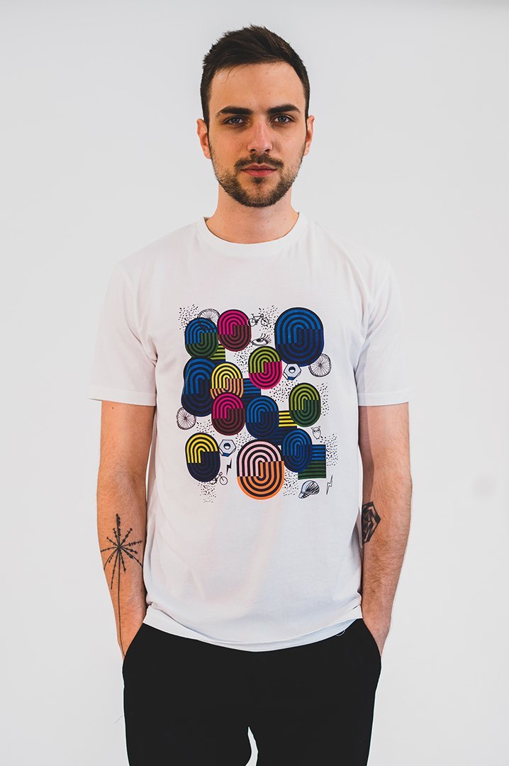 T-shirt with Art Print - COPE