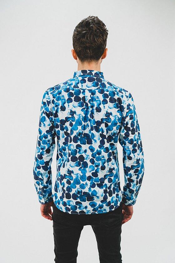 Water Dot Shirt Blue - COPE