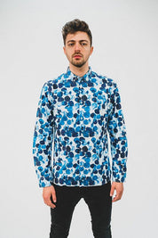 Water Dot Shirt Blue - COPE