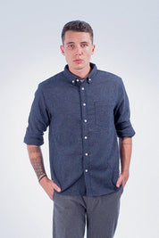 Wool Herringbone Shirt - COPE