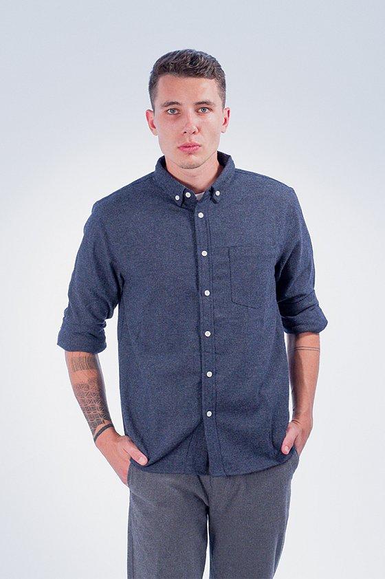 Wool Herringbone Shirt - COPE