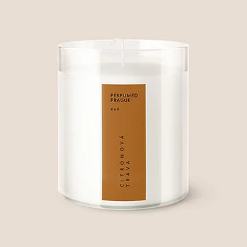 Perfumed Prague - #69 XL Candle Bamboo Edition - Lemon Grass
